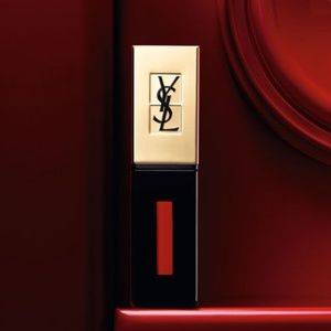 BRAND NEW Ysl Glossy Stain in 47 Carmin tag